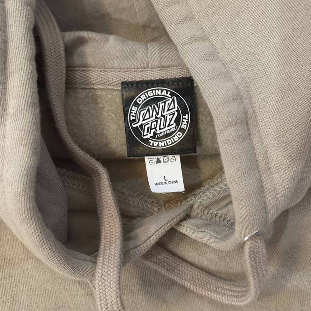 Santa Cruz Tan Hoodie - Picture 3 of 6